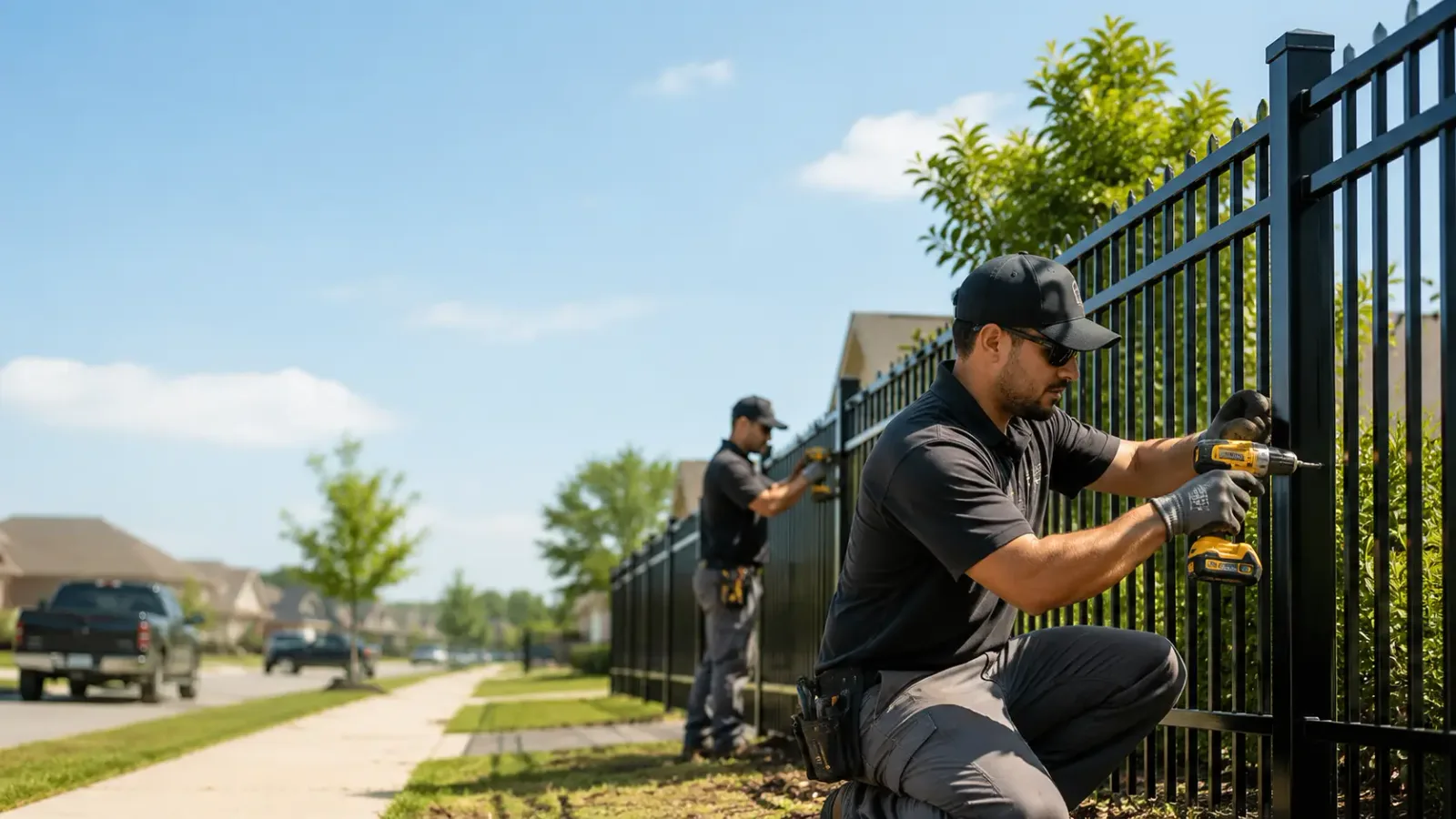 Metal Fence Installation in Lone Wolf, OK